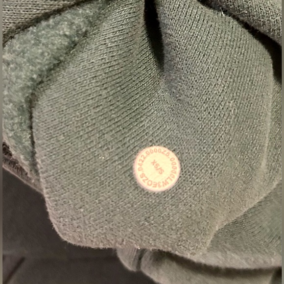 LULULEMON Full Zip Crop SCUBA HOODIE XS/S DEEP JUNGLE - Picture 8 of 8